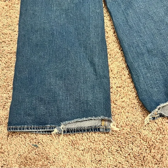 {American Eagle} ankle length distressed wide leg jeans - Picture 10 of 10